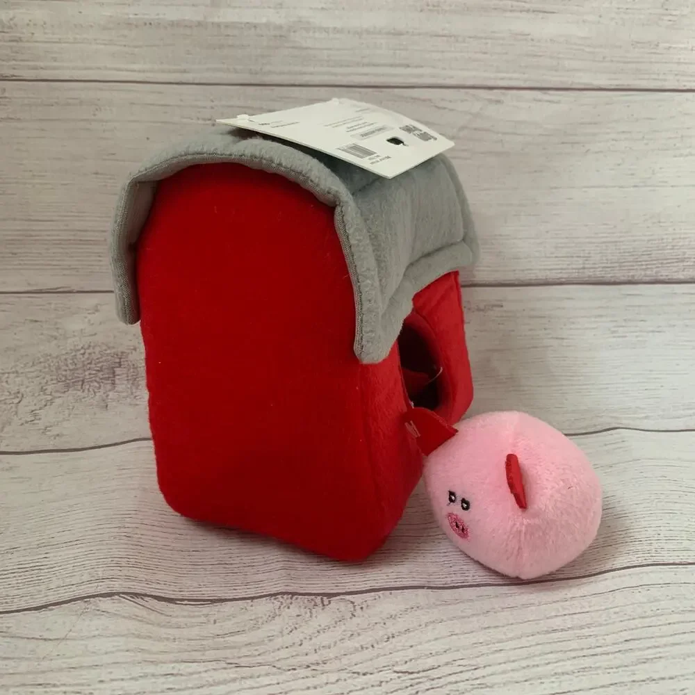 Zippy Paws Barn with Pigs Interactive Puzzle Dog Toy Farm Hide & Seek Squeaker